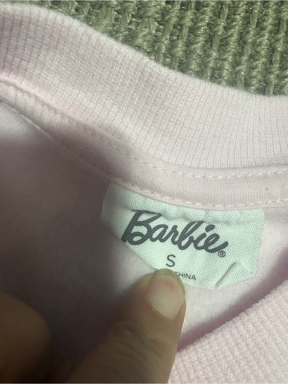 Barbie Light Pink Logo Sweatshirt - Picture 4 of 4